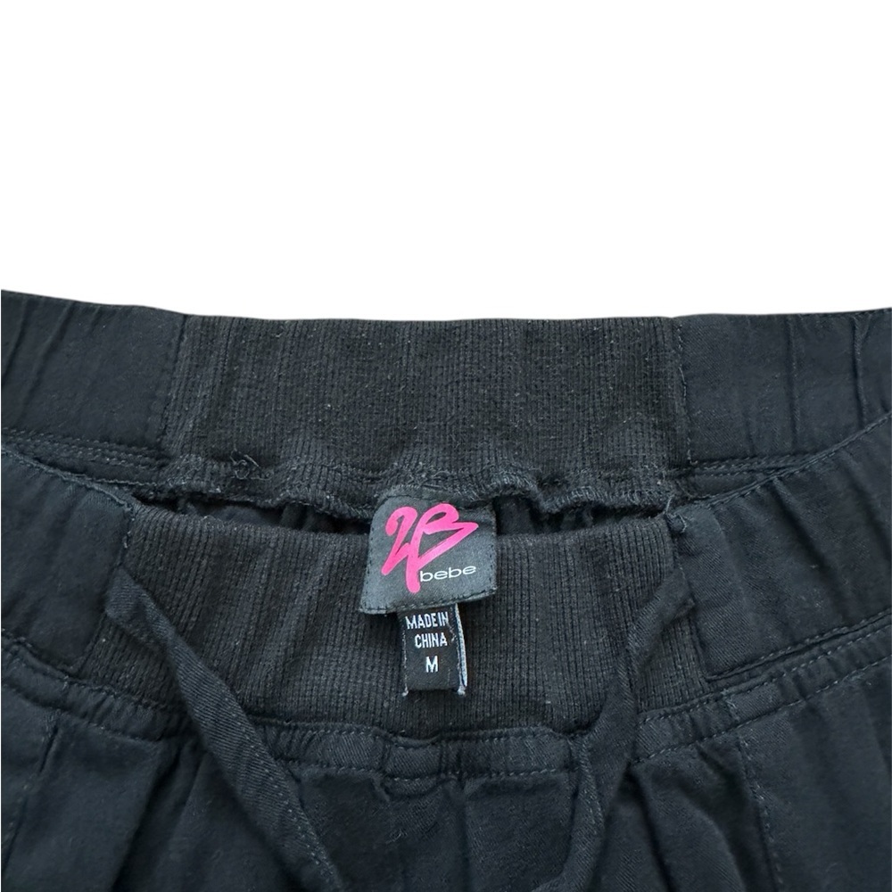 Bebe Black Shorts Lightweight Relaxed Fit size M - Picture 2 of 3